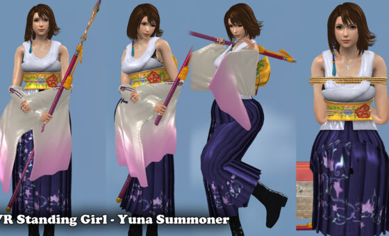 VR Standing Girl – Summoner Yuna